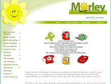 Tablet Screenshot of morleynurseries.com